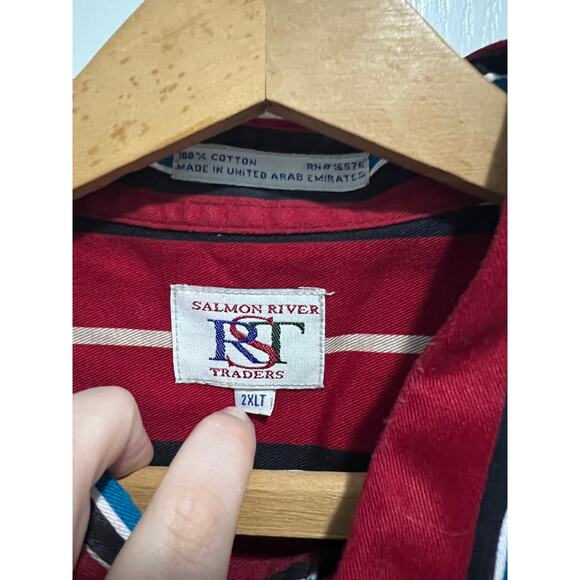 Salmon River Traders Men's shirt 2XLT 100% cotton - Picture 4 of 5